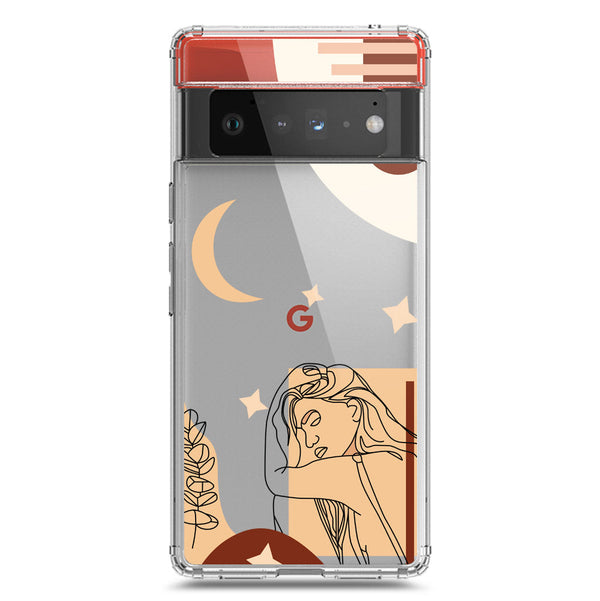 Aesthetic Modern Art Series - Design 4 - Soft Phone Case - Crystal Clear Case - Google Pixel 6 Pro