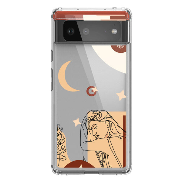 Aesthetic Modern Art Series - Design 4 - Soft Phone Case - Crystal Clear Case - Google Pixel 6