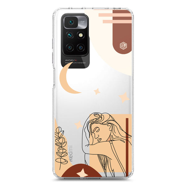 Aesthetic Modern Art Series - Design 4 - Soft Phone Case - Crystal Clear Case - Xiaomi Redmi 10 Prime