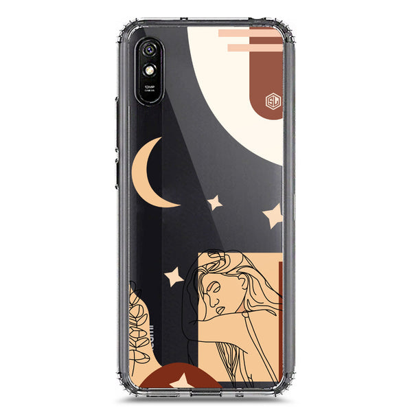 Aesthetic Modern Art Series - Design 4 - Soft Phone Case - Crystal Clear Case - Xiaomi Redmi 9i