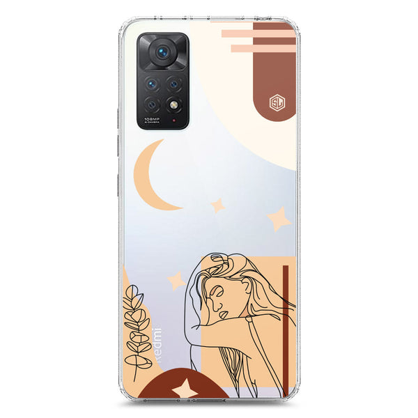 Aesthetic Modern Art Series - Design 4 - Soft Phone Case - Crystal Clear Case - Xiaomi Redmi Note 11E Pro