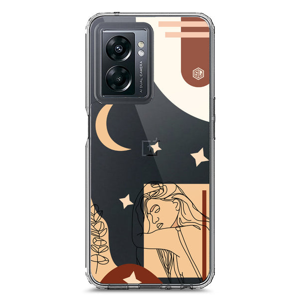 Aesthetic Modern Art Series - Design 4 - Soft Phone Case - Crystal Clear Case - OnePlus Nord N300