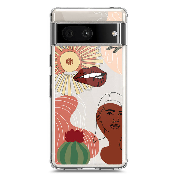 Aesthetic Modern Art Series - Design 5 - Soft Phone Case - Crystal Clear Case - Google Pixel 7