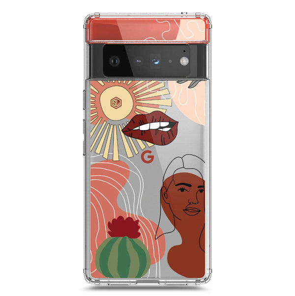 Aesthetic Modern Art Series - Design 5 - Soft Phone Case - Crystal Clear Case - Google Pixel 6 Pro