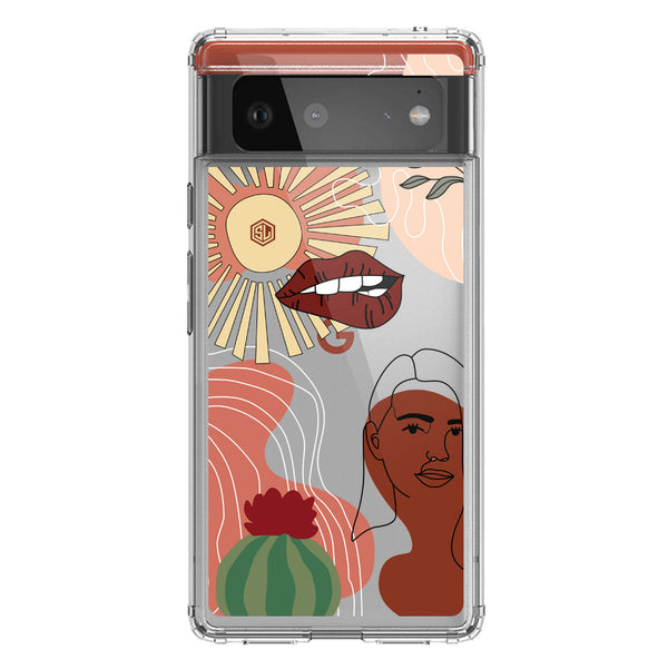 Aesthetic Modern Art Series - Design 5 - Soft Phone Case - Crystal Clear Case - Google Pixel 6