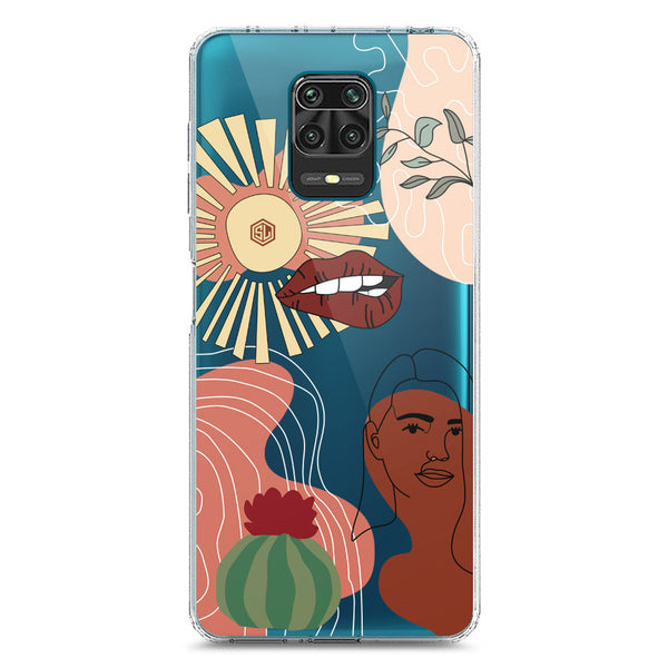 Aesthetic Modern Art Series - Design 5 - Soft Phone Case - Crystal Clear Case - Xiaomi Redmi Note 9 Pro