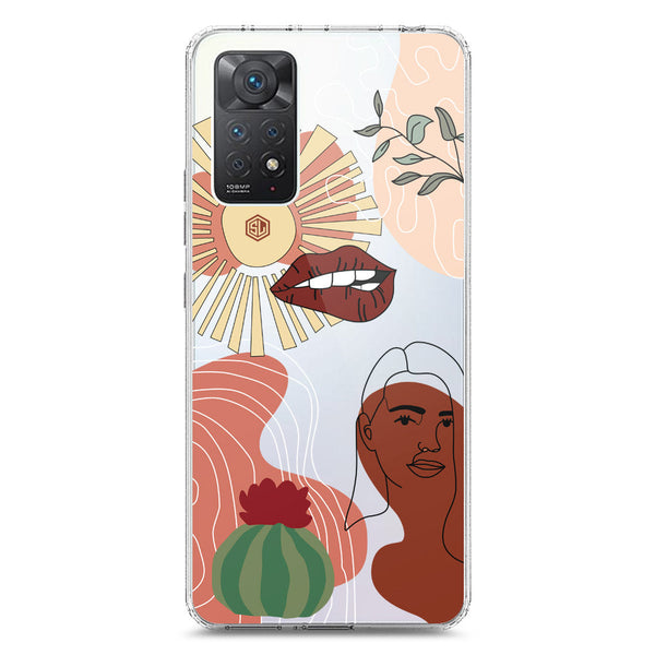 Aesthetic Modern Art Series - Design 5 - Soft Phone Case - Crystal Clear Case - Xiaomi Redmi Note 11E Pro