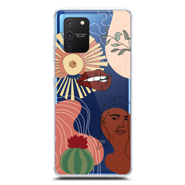 Aesthetic Modern Art Series - Design 5 - Soft Phone Case - Crystal Clear Case - Samsung Galaxy A91