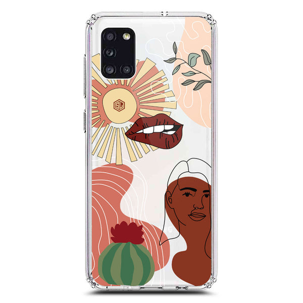 Aesthetic Modern Art Series - Design 5 - Soft Phone Case - Crystal Clear Case - Samsung Galaxy A31