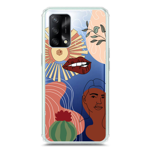 Aesthetic Modern Art Series - Design 5 - Soft Phone Case - Crystal Clear Case - Oppo F19s