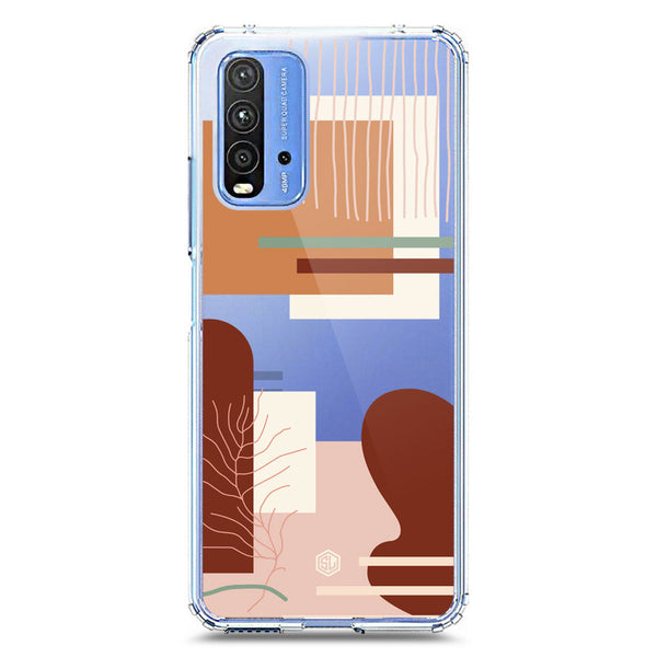 Aesthetic Modern Art Series - Design 6 - Soft Phone Case - Crystal Clear Case - Xiaomi Redmi 9T