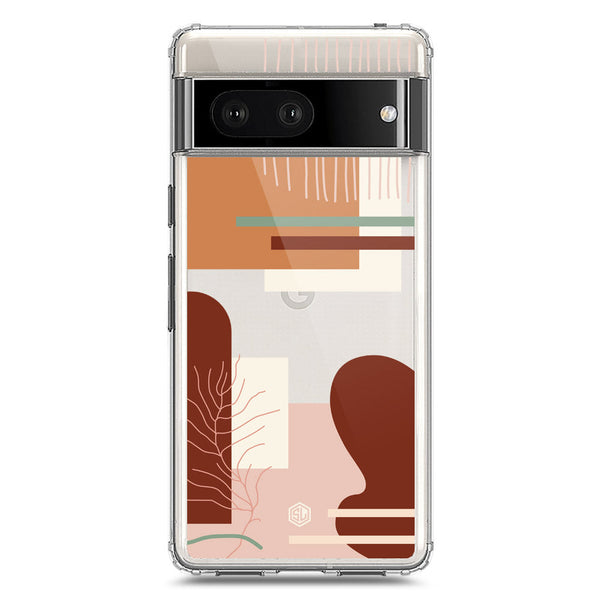 Aesthetic Modern Art Series - Design 6 - Soft Phone Case - Crystal Clear Case - Google Pixel 7