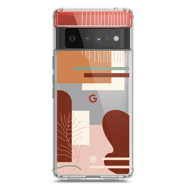 Aesthetic Modern Art Series - Design 6 - Soft Phone Case - Crystal Clear Case - Google Pixel 6 Pro