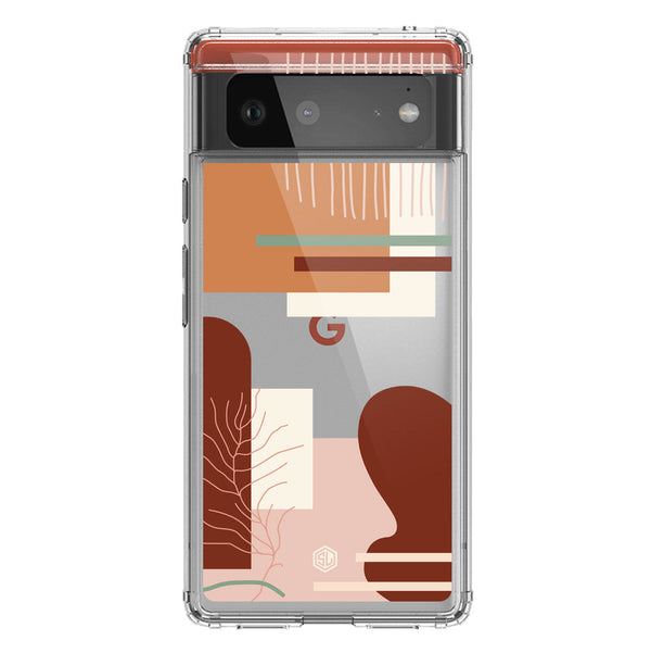 Aesthetic Modern Art Series - Design 6 - Soft Phone Case - Crystal Clear Case - Google Pixel 6