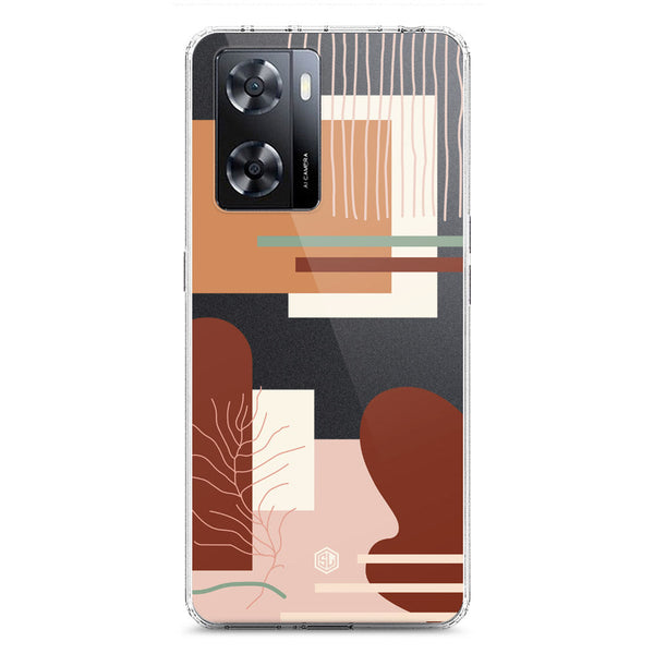 Aesthetic Modern Art Series - Design 6 - Soft Phone Case - Crystal Clear Case - Oppo A57 4G 2022