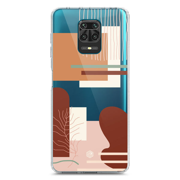 Aesthetic Modern Art Series - Design 6 - Soft Phone Case - Crystal Clear Case - Xiaomi Redmi Note 9 Pro