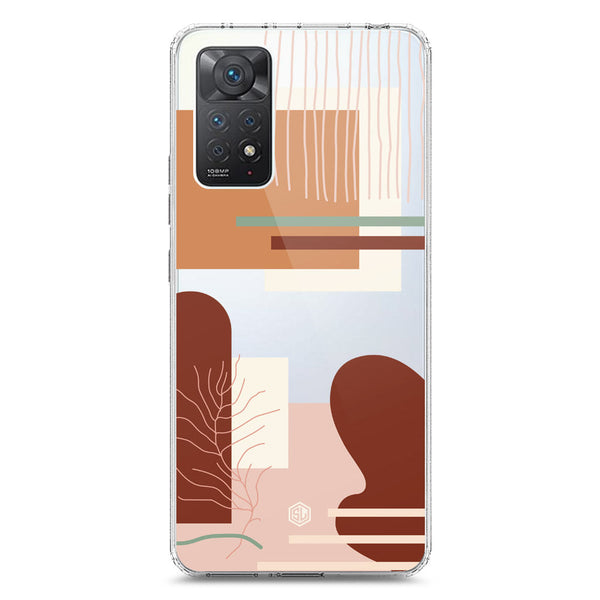 Aesthetic Modern Art Series - Design 6 - Soft Phone Case - Crystal Clear Case - Xiaomi Redmi Note 11E Pro