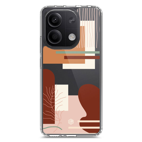 Aesthetic Modern Art Series - Design 6 - Soft Phone Case - Crystal Clear Case - Xiaomi Redmi Note 13