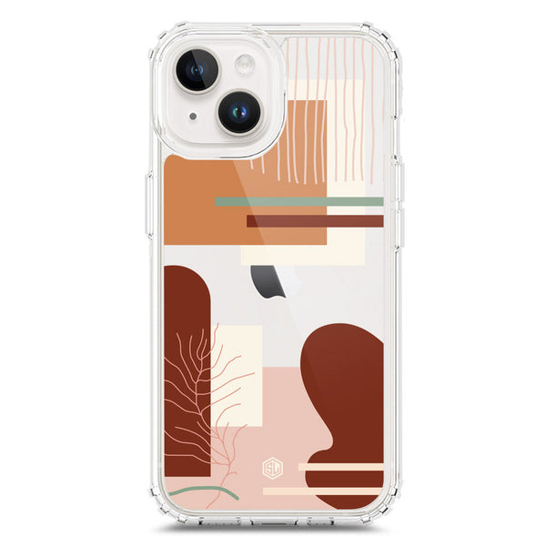 Aesthetic Modern Art Series - Design 6 - Soft Phone Case - Crystal Clear Case - iPhone 15