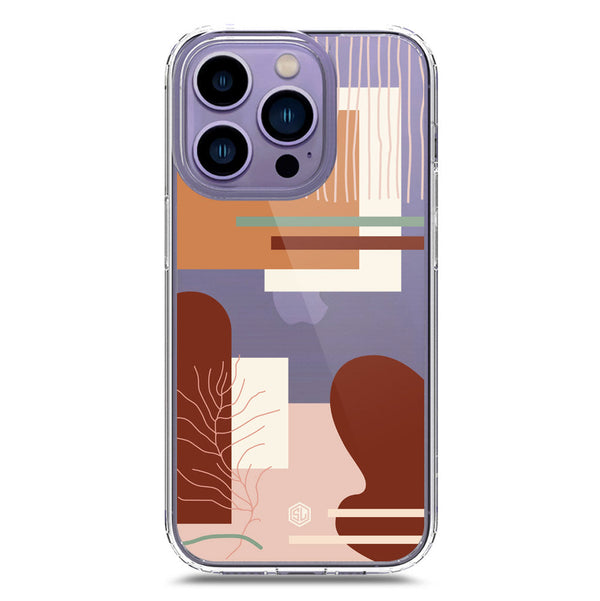 Aesthetic Modern Art Series - Design 6 - Soft Phone Case - Crystal Clear Case - iPhone 14 Pro