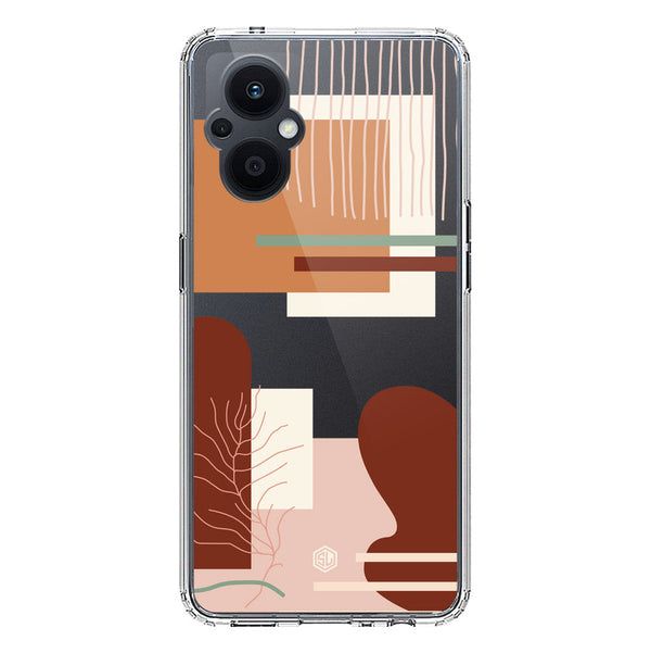 Aesthetic Modern Art Series - Design 6 - Soft Phone Case - Crystal Clear Case - Oppo F21 Pro 5G