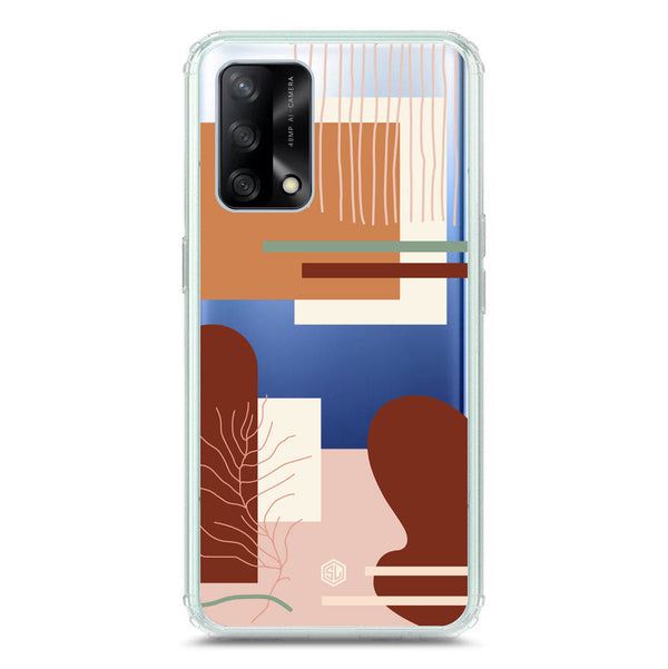 Aesthetic Modern Art Series - Design 6 - Soft Phone Case - Crystal Clear Case - Oppo F19s