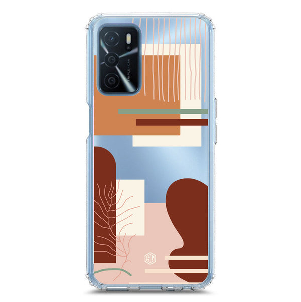 Aesthetic Modern Art Series - Design 6 - Soft Phone Case - Crystal Clear Case - Oppo A55