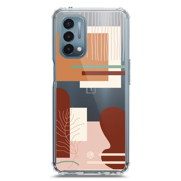 Aesthetic Modern Art Series - Design 6 - Soft Phone Case - Crystal Clear Case - OnePlus Nord N200 5G