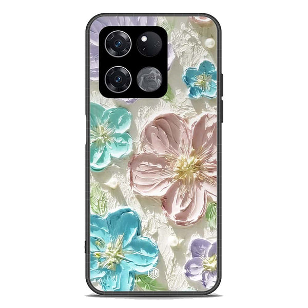 Floral Series Soft Phone Case - Premium Glass Case - Design 14 - OnePlus Ace Racing