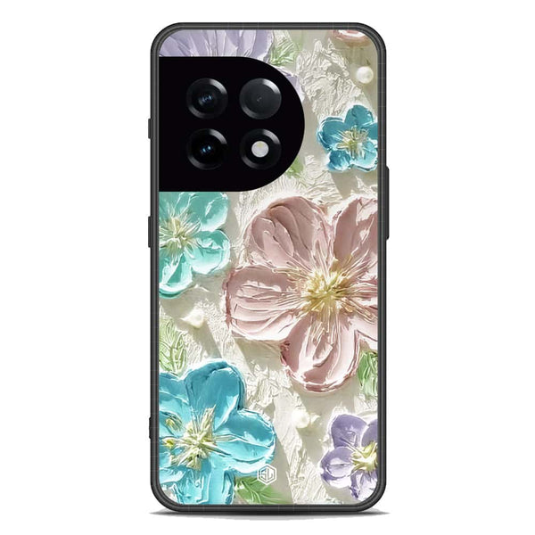 Floral Series Soft Phone Case - Premium Glass Case - Design 14 - OnePlus Ace 2