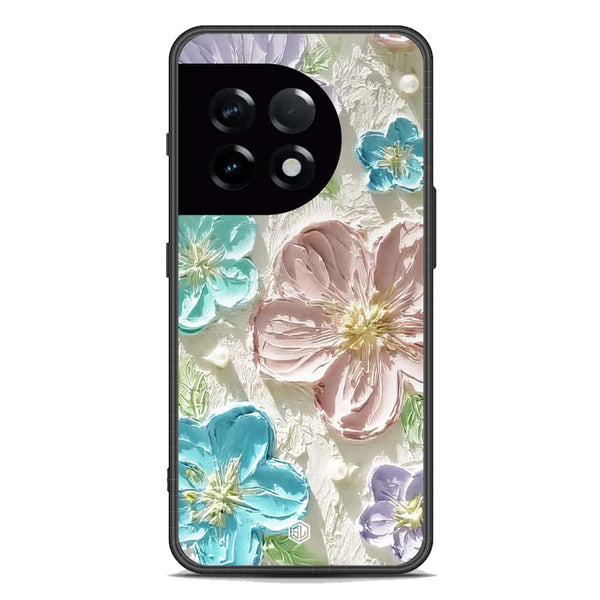 Floral Series Soft Phone Case - Premium Glass Case - Design 14 - OnePlus 11