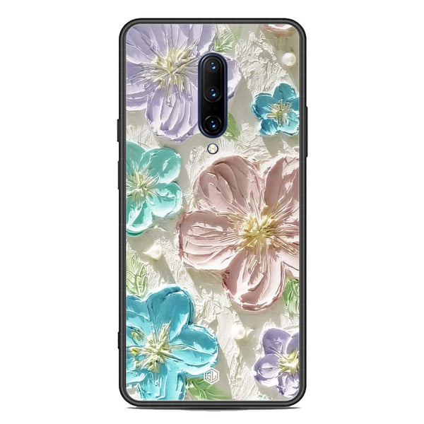 Floral Series Soft Phone Case - Premium Glass Case - Design 14 - OnePlus 7 Pro