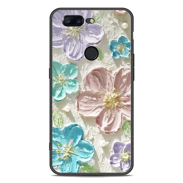 Floral Series Soft Phone Case - Premium Glass Case - Design 14 - OnePlus 5T