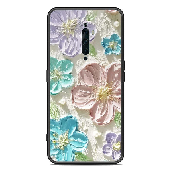 Floral Series Soft Phone Case - Premium Glass Case - Design 14 - Oppo Reno 2F