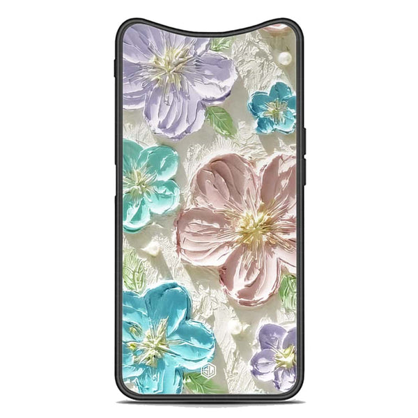 Floral Series Soft Phone Case - Premium Glass Case - Design 14 - Oppo Find X