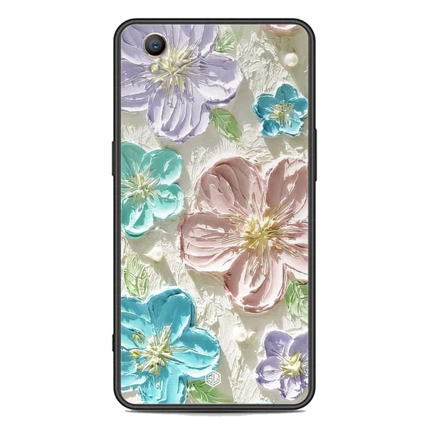 Floral Series Soft Phone Case - Premium Glass Case - Design 14 - Oppo A37