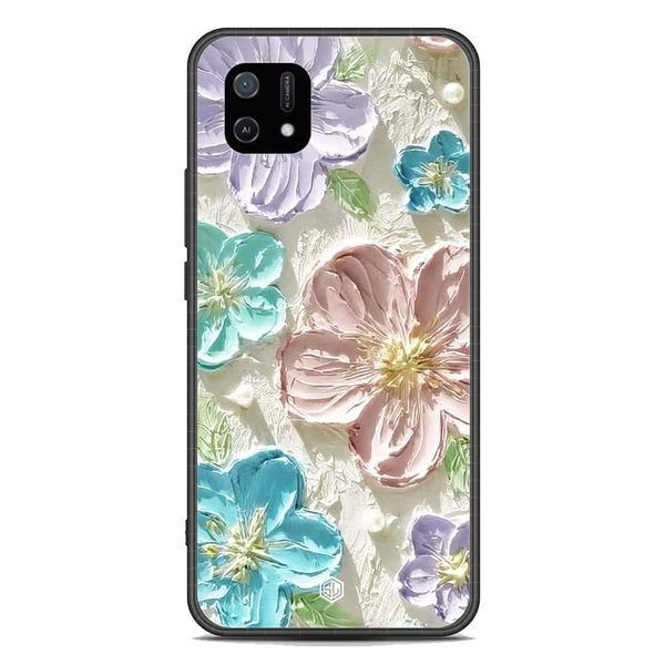 Floral Series Soft Phone Case - Premium Glass Case - Design 14 - Oppo A16K