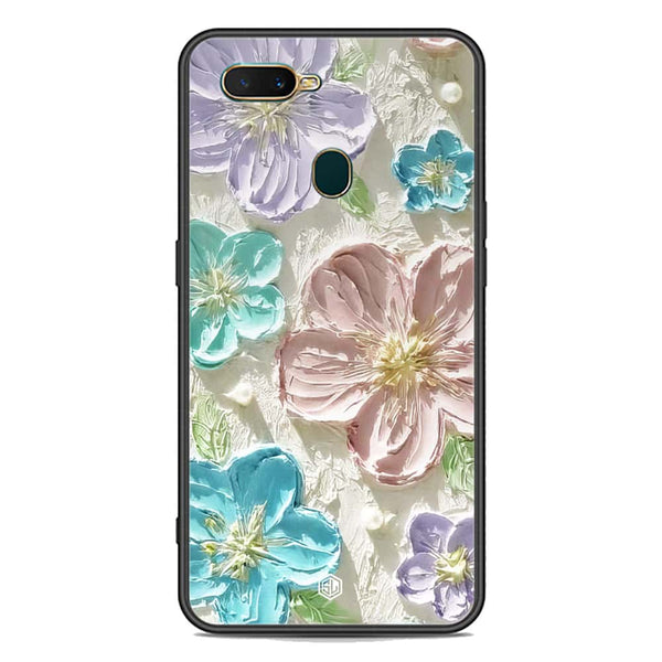 Floral Series Soft Phone Case - Premium Glass Case - Design 14 - Oppo A12s