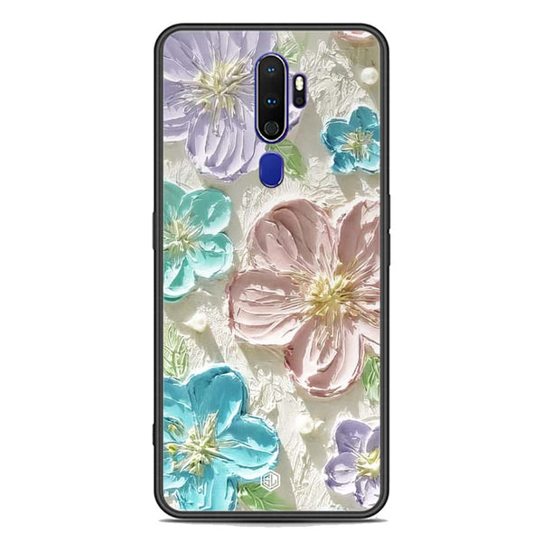 Floral Series Soft Phone Case - Premium Glass Case - Design 14 - Oppo A9 2020