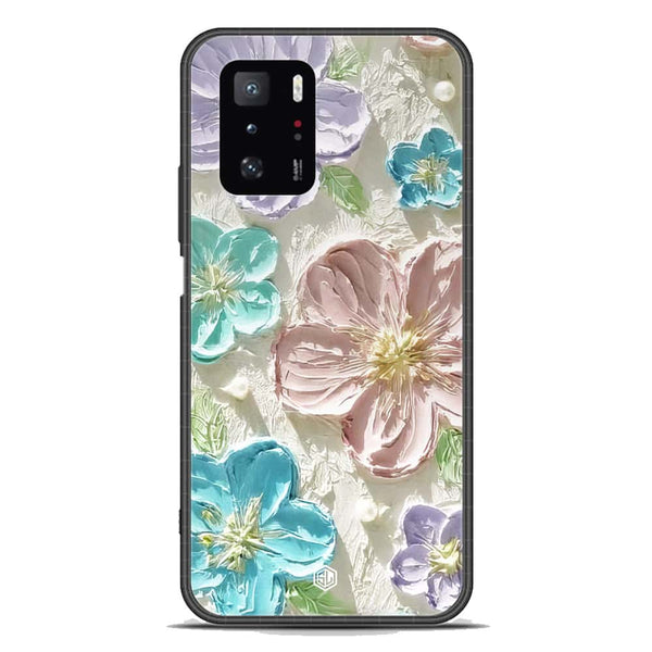 Floral Series Soft Phone Case - Premium Glass Case - Design 14 - Xiaomi Redmi Note 10 Pro 5G