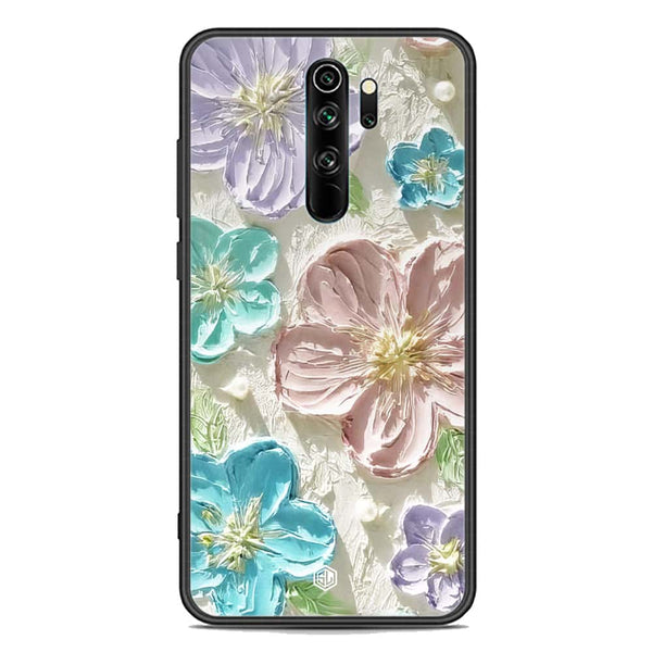 Floral Series Soft Phone Case - Premium Glass Case - Design 14 - Xiaomi Redmi Note 8 Pro