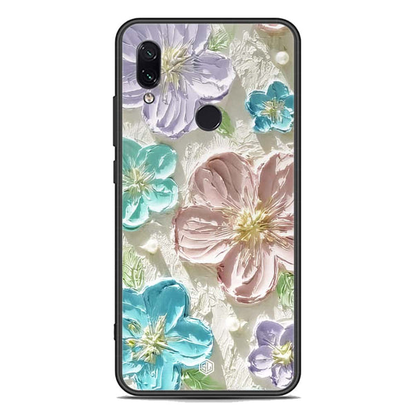 Floral Series Soft Phone Case - Premium Glass Case - Design 14 - Xiaomi Redmi Note 7