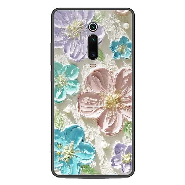 Floral Series Soft Phone Case - Premium Glass Case - Design 14 - Xiaomi Redmi K20