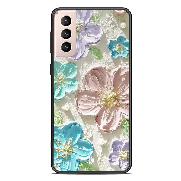 Floral Series Soft Phone Case - Premium Glass Case - Design 14 - Samsung Galaxy S22 Plus 5G