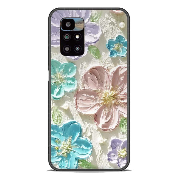 Floral Series Soft Phone Case - Premium Glass Case - Design 14 - Xiaomi Redmi 10 Prime