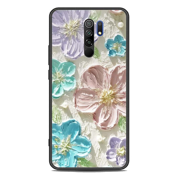 Floral Series Soft Phone Case - Premium Glass Case - Design 14 - Xiaomi Redmi 9 Prime