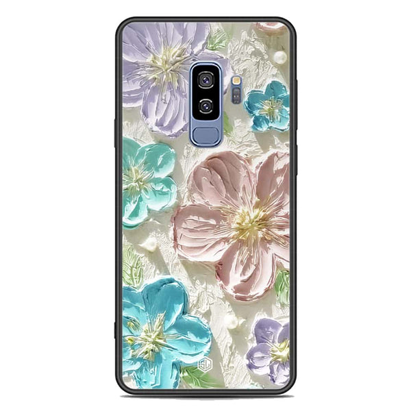 Floral Series Soft Phone Case - Premium Glass Case - Design 14 - Samsung Galaxy S9 Plus