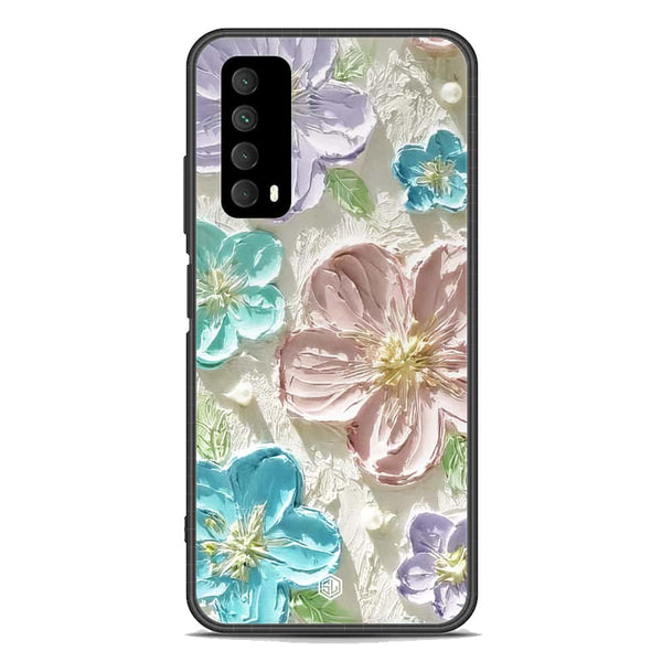 Floral Series Soft Phone Case - Premium Glass Case - Design 14 - Huawei Y7a