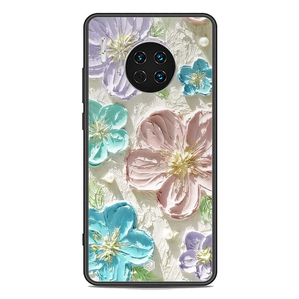 Floral Series Soft Phone Case - Premium Glass Case - Design 14 - Huawei Mate 30