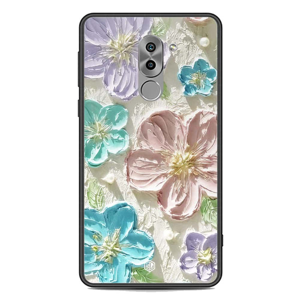 Floral Series Soft Phone Case - Premium Glass Case - Design 14 - Huawei Mate 9 Lite